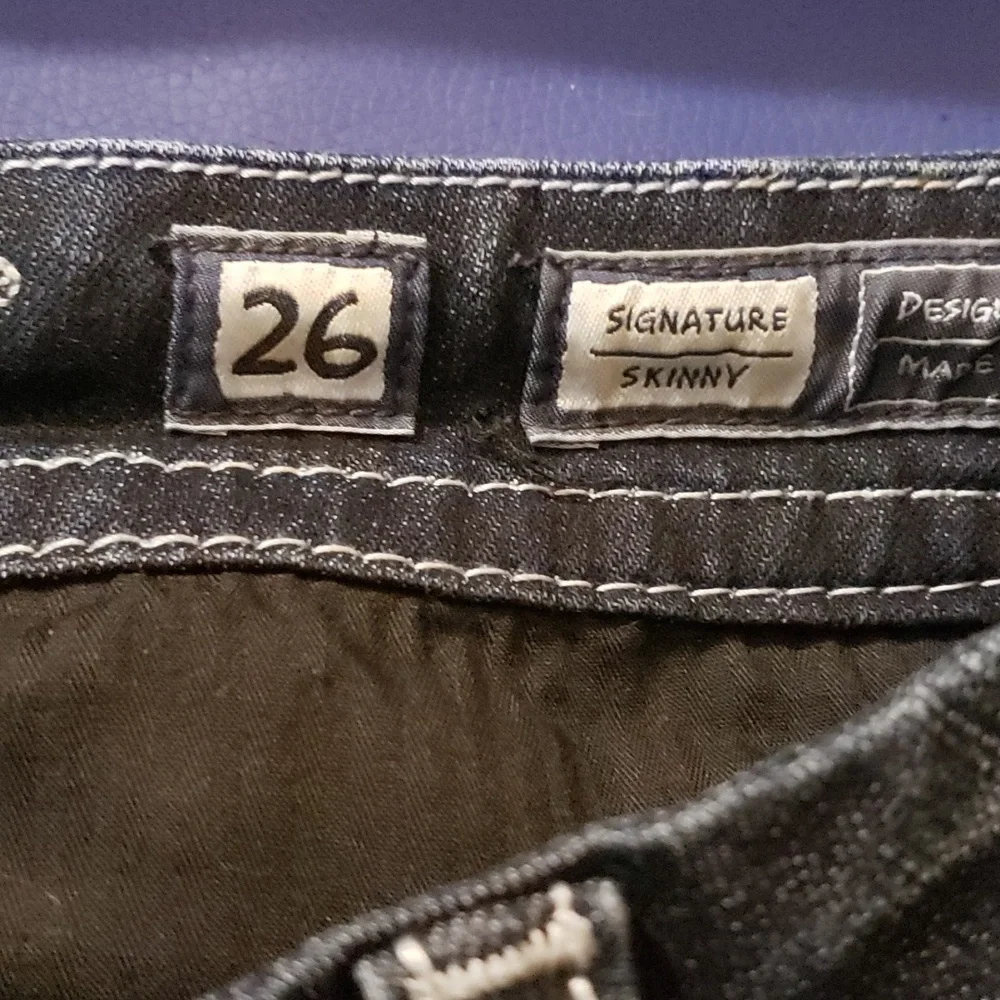 Miss Me Jeans Women Size 26 Blue Signature Skinny - Picture 7 of 8